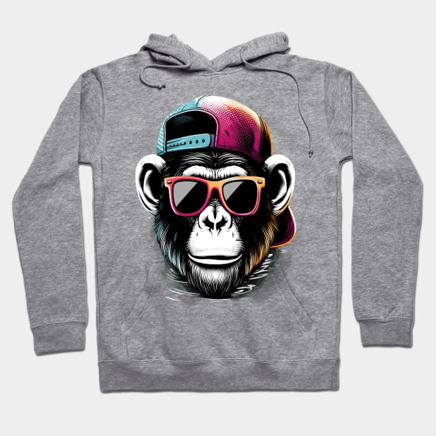 Cool Monkey Hoodie by Graceful Designs